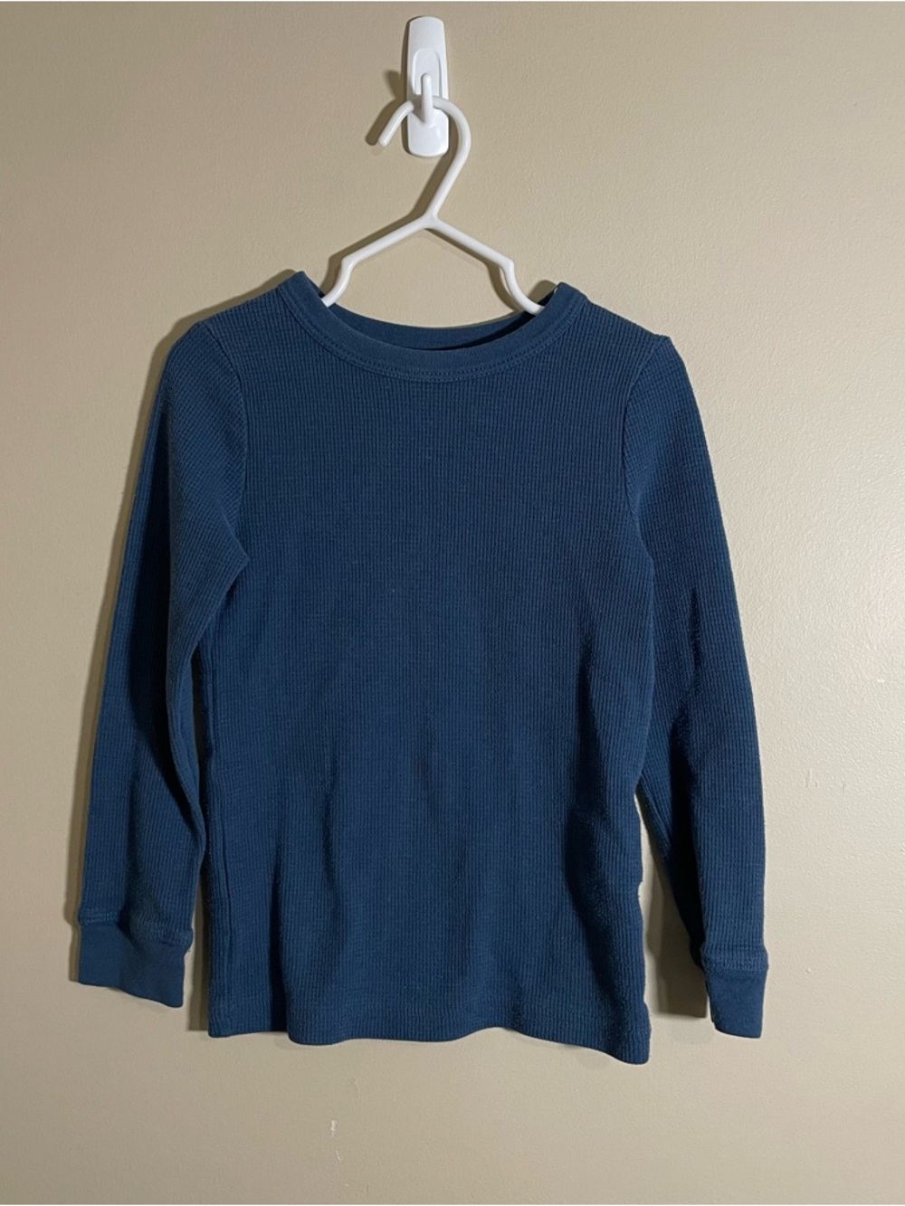 Joe Fresh Boys Navy Long-Sleeve Waffle Knit Top - Size 5T